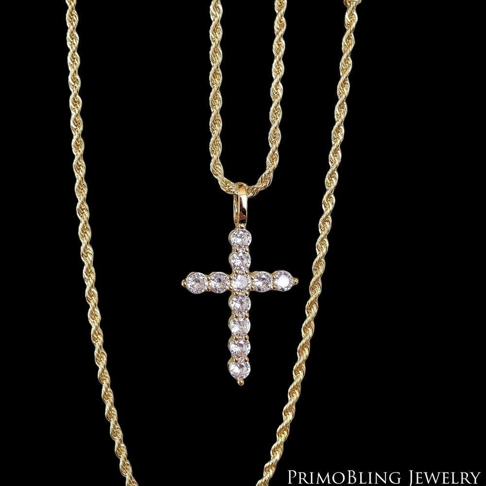 Diamond Cross Necklace  